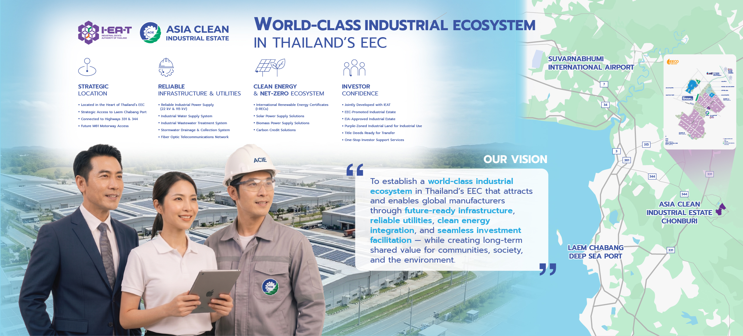 Asia Clean Industrial Estate Chonburi World-Class Industrial Ecosystem in Thailand EEC