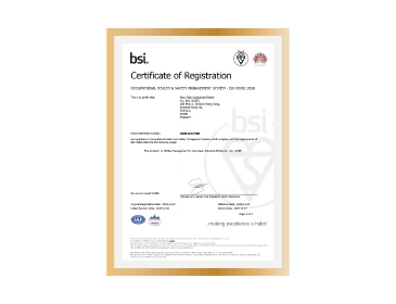 Asia Clean Industrial Estate (ACIE) Achieves Global Safety Standard with ISO 45001:2018 Certification
